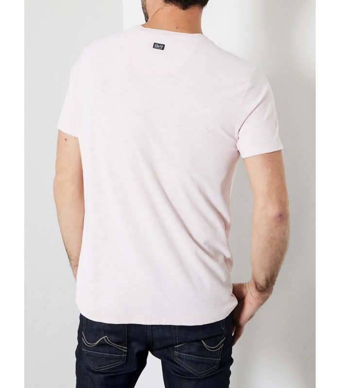 T-shirt ανδρικό με στρογγυλή λαιμόκοψη Petrol Industries (M-SS19-TSR605-PASTEL-PINK-3010) 