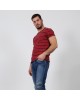 Ltb men's T-shirt with round neckline and pocket (NEMISA-2379-RED)