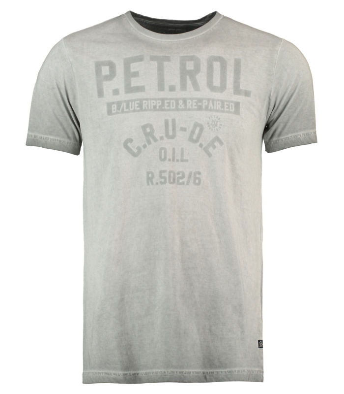 T-shirt ανδρικό με στρογγυλή λαιμόκοψη Petrol Industries (M-SS18-TSR633-IRON)